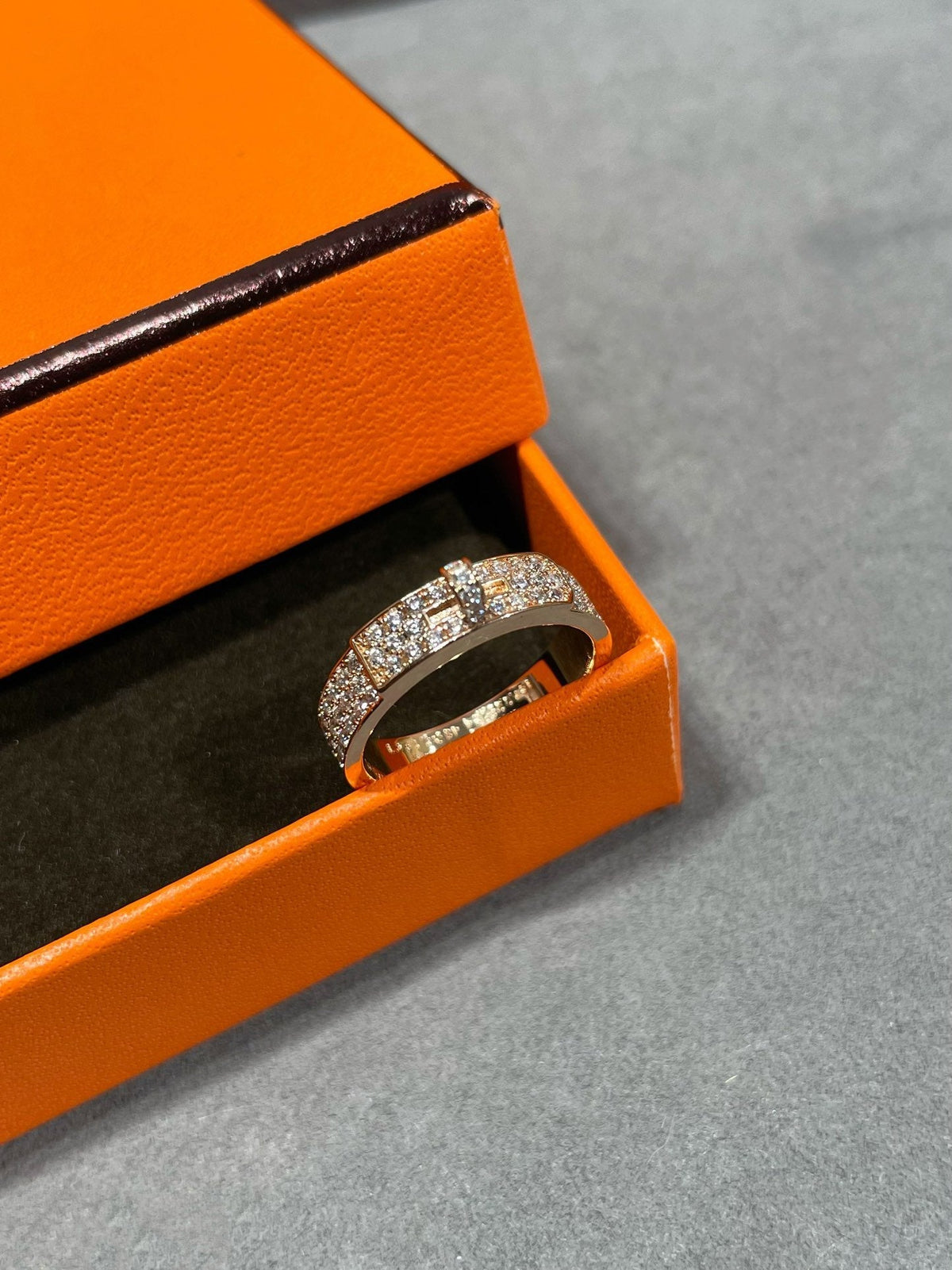[Vera Jewelry]KELLY PINK GOLD DIAMOND RING