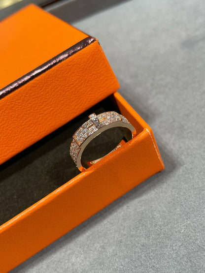 [Vera Jewelry]KELLY PINK GOLD DIAMOND RING