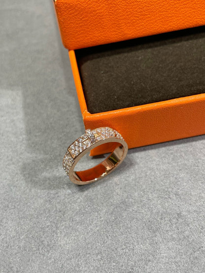 [Vera Jewelry]KELLY PINK GOLD DIAMOND RING