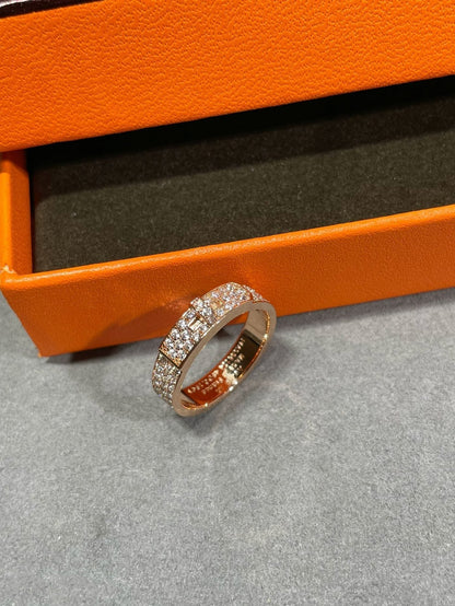 [Vera Jewelry]KELLY PINK GOLD DIAMOND RING