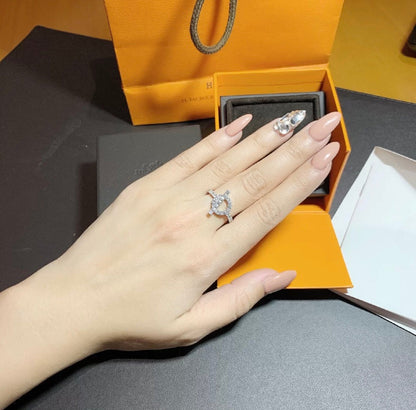 [Vera Jewelry]ECHAPPEE RING SILVER DIAMOND