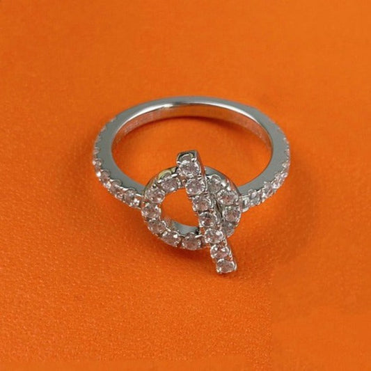 [Vera  Jewelry]ECHAPPEE RING SILVER DIAMOND