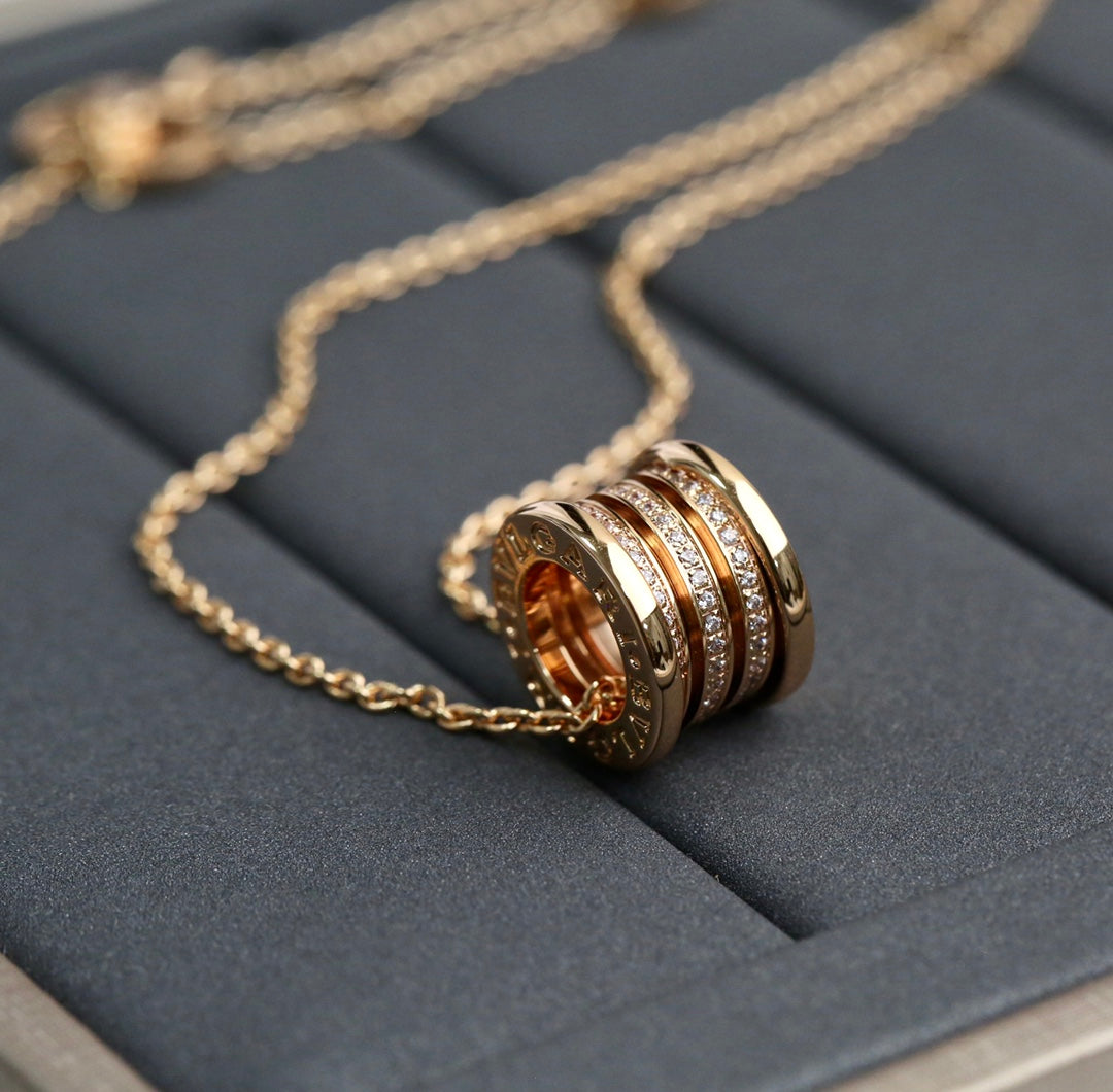 [Vera]ZERO 1 HALSKETTE AUS ROSÉGOLD MIT DIAMANTEN
