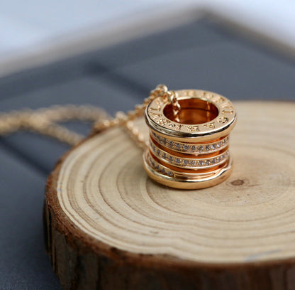 [Vera]ZERO 1 HALSKETTE AUS ROSÉGOLD MIT DIAMANTEN