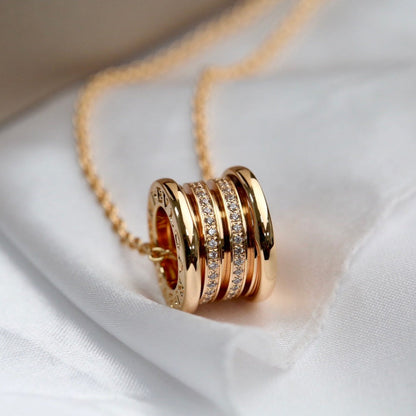 [Vera]ZERO 1 HALSKETTE AUS ROSÉGOLD MIT DIAMANTEN