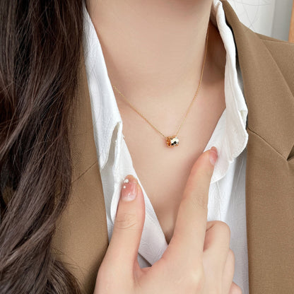 [Vera Jewelry]BEE MINI PEDANT DIAMOND NECKLACE