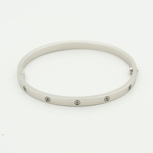 [Vera Jewelry] ラブブレスレット 3.65MM ダイヤモンド10石