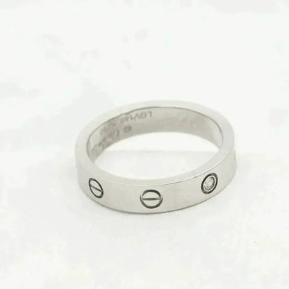 [Vera  Jewelry]LOVE RING 4MM 1 DIAMOND SILVER