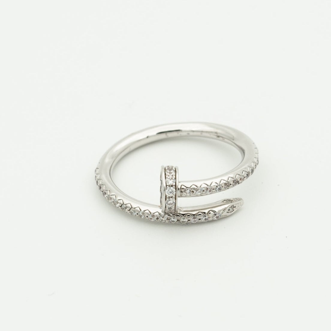 [Vera  Jewelry]JUSTE RING 1.8MM SILVER DIAMONDS