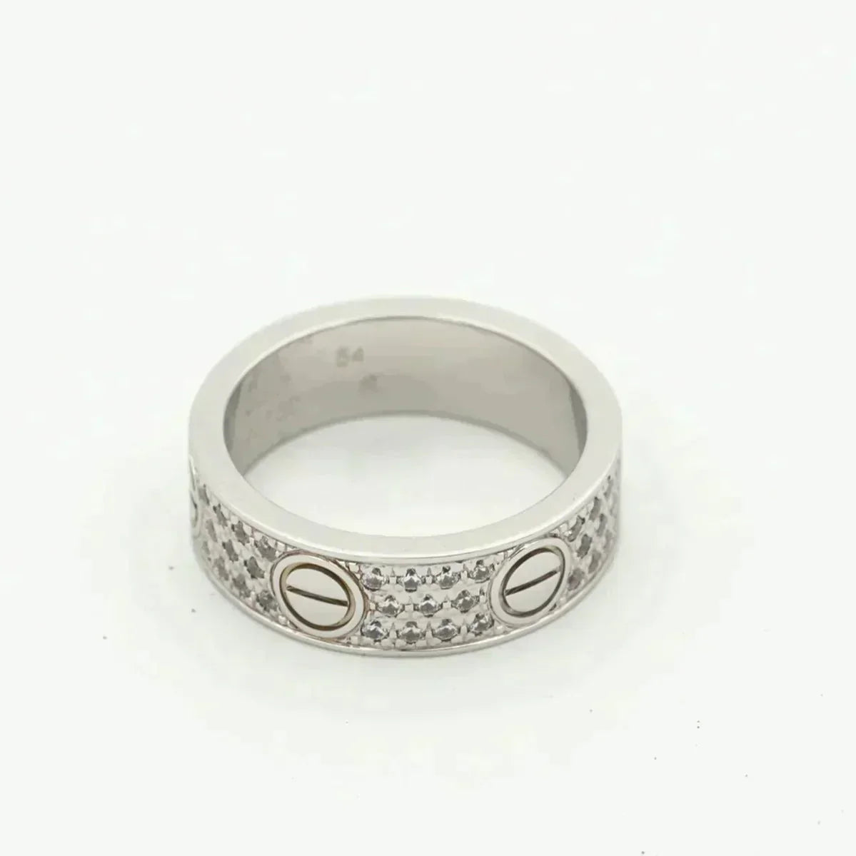 [Vera  Jewelry]LOVE RING 5.5MM DIAMONDS PAVED