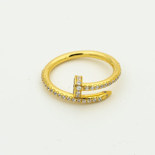 [Vera  Jewelry]JUSTE RING 1.8MM GOLD DIAMONDS