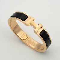 [Vera Jewelry]H BLACK BRACELET