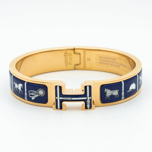 [Vera Jewelry]H BRACELET BLUE CERAMIC