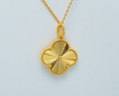 [Vera Jewelry]CLOVER 25MM PEDANT NECKLACE GOLD