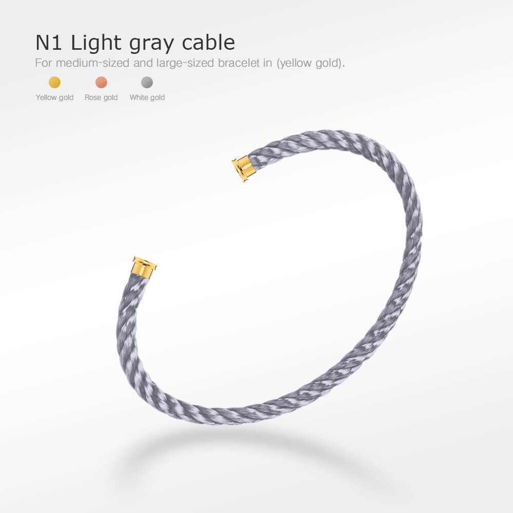 [Vera Jewelry]FORCE SERIES BRACELET CABLES 50 CHOICES (DIY SELECTION)