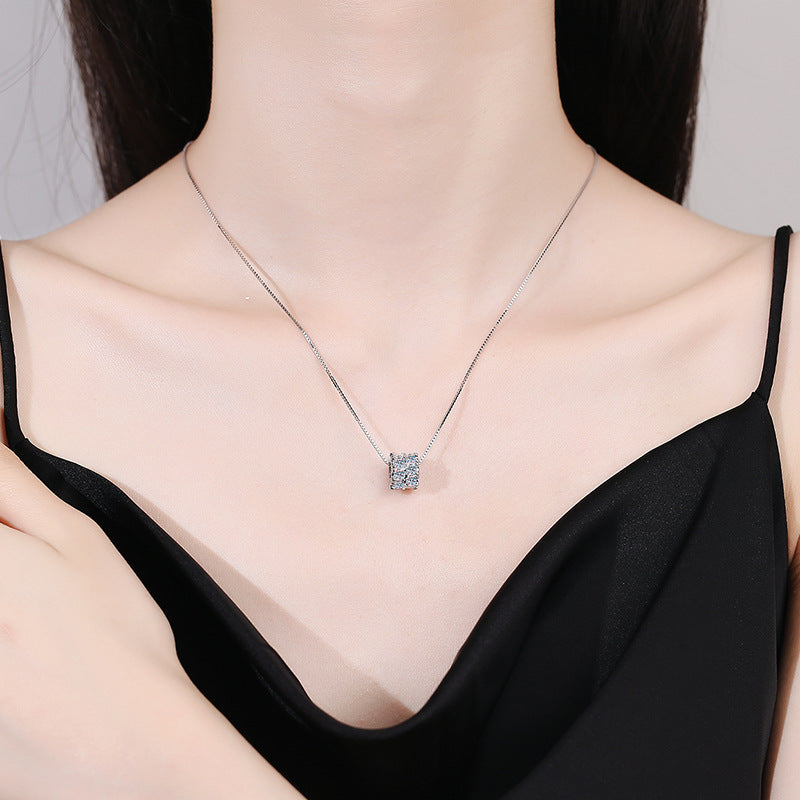 [Vera  Jewelry]ELEGANT SLIM-WAIST MOISSANITE NECKLACE