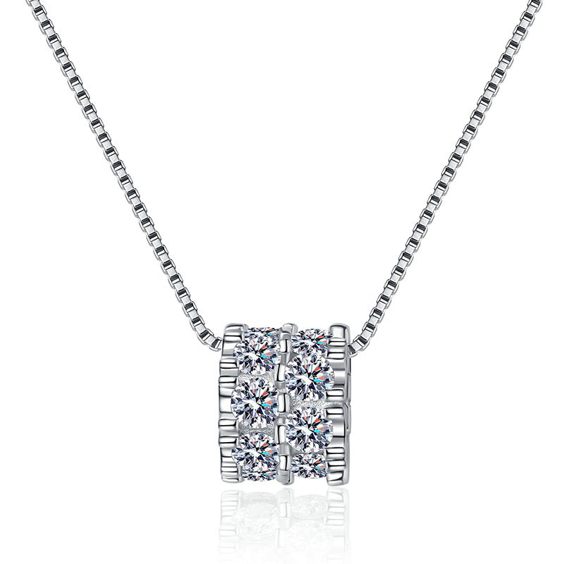 [Vera  Jewelry]ELEGANT SLIM-WAIST MOISSANITE NECKLACE