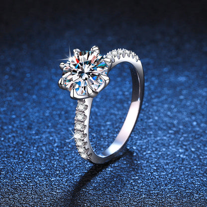 [Vera  Jewelry]BOLD TIGER CLAW MOISSANITE ENGAGEMENT RING