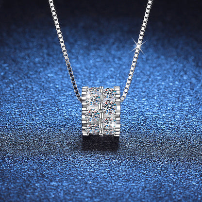 [Vera  Jewelry]ELEGANT SLIM-WAIST MOISSANITE NECKLACE