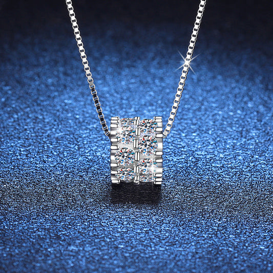 [Vera  Jewelry]ELEGANT SLIM-WAIST MOISSANITE NECKLACE