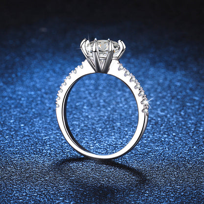 [Vera  Jewelry]BOLD TIGER CLAW MOISSANITE ENGAGEMENT RING