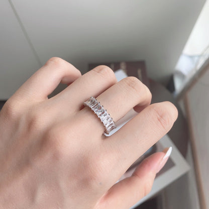 [Vera Jewelry]Unique Colorful Radiant Cut RIng