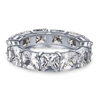 [Vera Jewelry]Elegant Princess Cut Tennis Ring