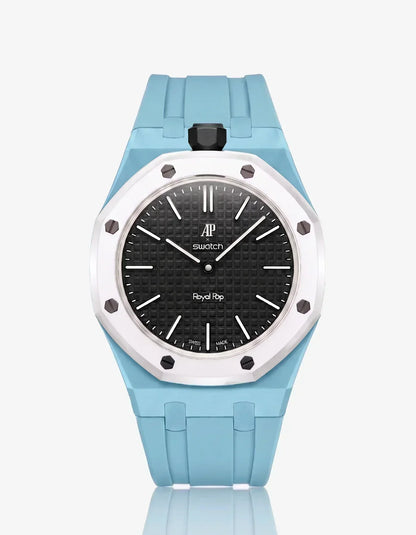 Silicone Strap & Case Royal Pop Ocho Negro(Customize  Colors)