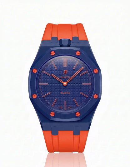 Silicone Strap & Case  Royal Pop Orenji Hachi(Customize  Colors)