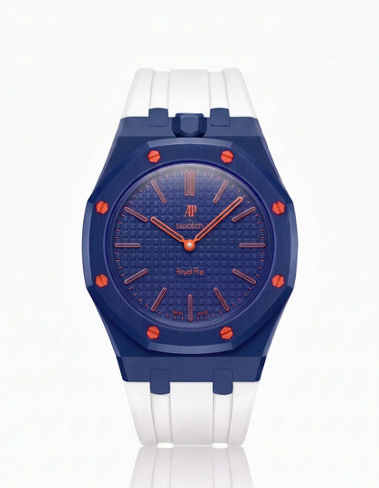 Silicone Strap & Case  Royal Pop Orenji Hachi(Customize  Colors)