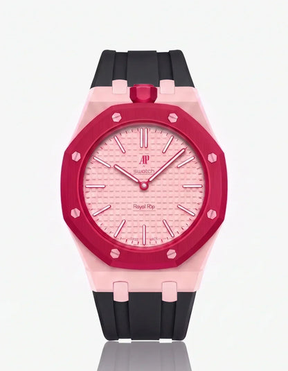 Silicone Strap &  Case  Royal Pop Otto Rosso(Customize  Colors)