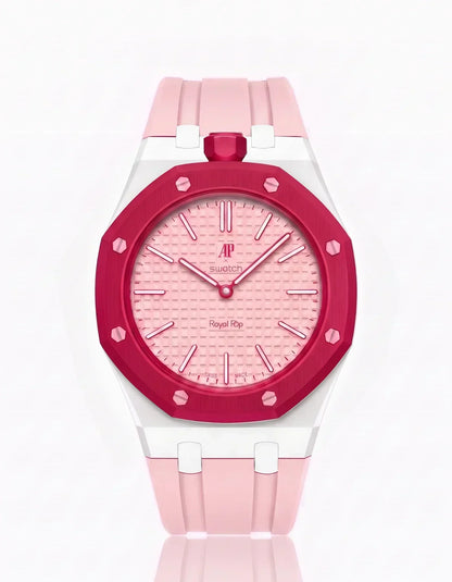 Silicone Strap &  Case  Royal Pop Otto Rosso(Customize  Colors)