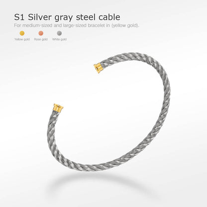 [Vera Jewelry]FORCE SERIES BRACELET CABLES 50 CHOICES (DIY SELECTION)