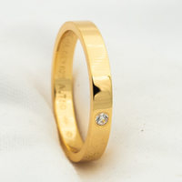 [Vera Jewelry]LOVE RING 4MM 1 DIAMOND