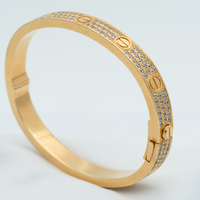 [Vera Jewelry]LOVE BRACELET 6.1MM DIAMOND-PAVED