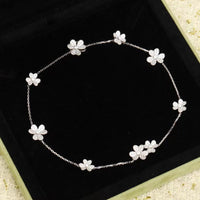 [Vera Jewelry]FRIVOLE SILVER 9 FLOWERS NECKLACE