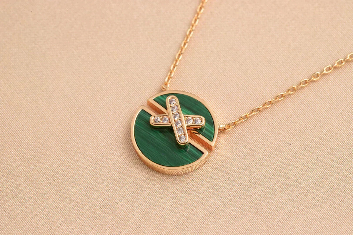 [Vera  Jewelry]JEUX DE ROSE GOLD DIAMOND NECKLACE