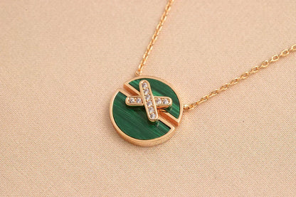 [Vera  Jewelry]JEUX DE ROSE GOLD DIAMOND NECKLACE