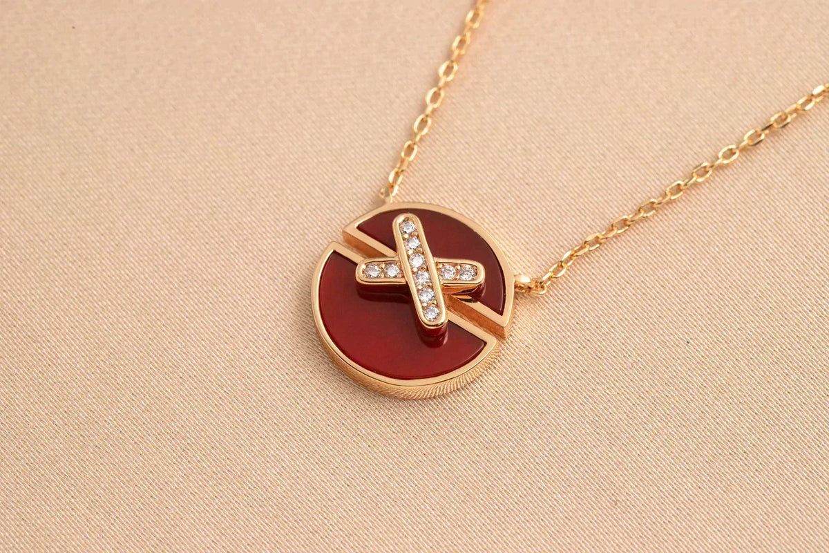 [Vera  Jewelry]JEUX DE ROSE GOLD DIAMOND NECKLACE