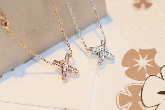 [Vera Jewelry]JEUX DE DIAMOND NECKLACE