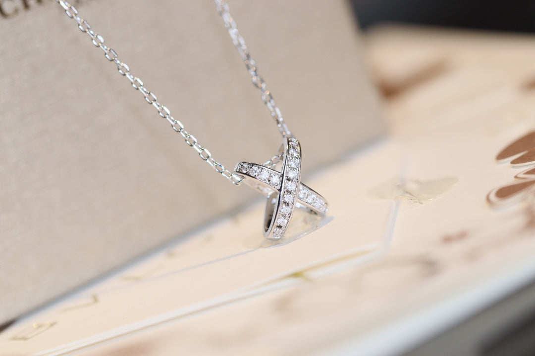[Vera Jewelry]JEUX DE DIAMOND NECKLACE