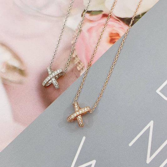 [Vera Jewelry]JEUX DE DIAMOND NECKLACE