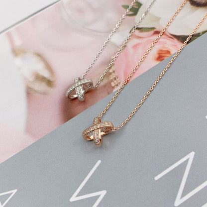 [Vera Jewelry]JEUX DE DIAMOND NECKLACE
