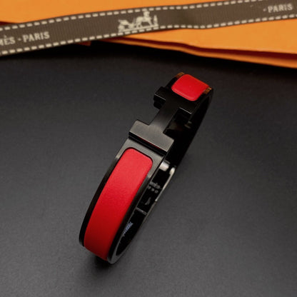 [Vera Jewelry]CLIC HM SO BLACK RED BRACELET