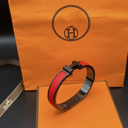 [Vera  Jewelry]CLIC HM SO BLACK RED BRACELET