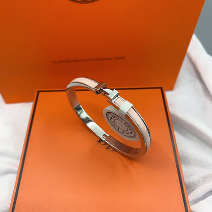 [Vera  Jewelry]CLASSIC HM CLIC  PINK 8MM ENAMEL BRACELET