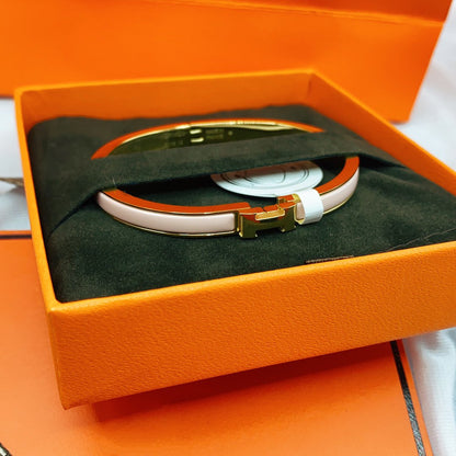 [Vera Jewelry]CLASSIC HM CLIC  PINK 8MM ENAMEL BRACELET