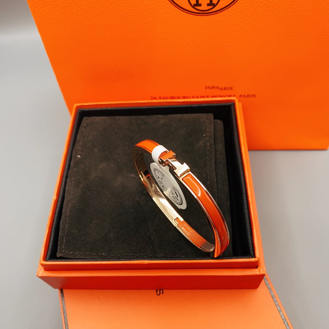 [Vera  Jewelry]CLASSIC HM CLIC RED 8MM ENAMEL BRACELET
