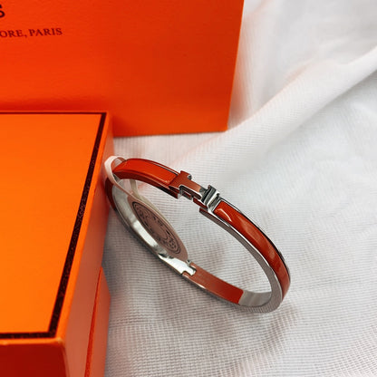 [Vera Jewelry]CLASSIC HM CLIC RED 8MM ENAMEL BRACELET