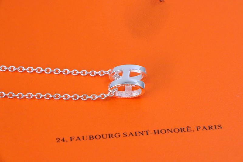 [Vera  Jewelry]HM NECKLACE H LETTER OVAL SERIES
